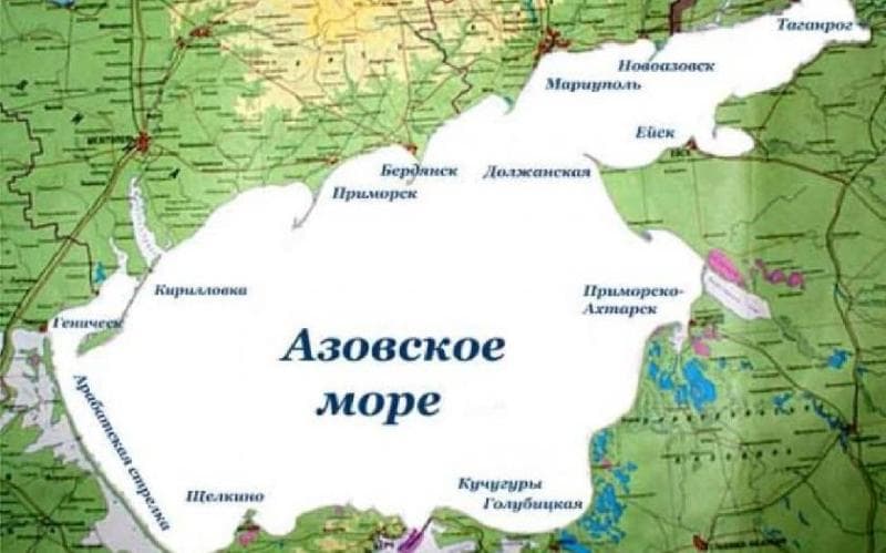 Бурение скважин в Азовском море для подачи воды Крыму
