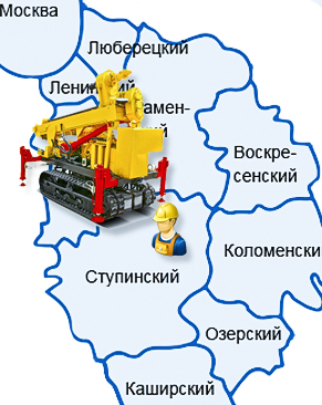 Бурение скважины на воду с. Нефедьево, Ступинский район, октябрь 2026