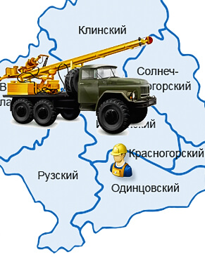 Бурение скважины на воду д. Малые Вяземы, Одинцовский район, октябрь 2026
